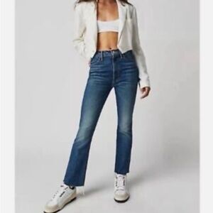 MOTHER SUPERIOR The Hustler Flood Fray, beer me size 26 raw hem EUC